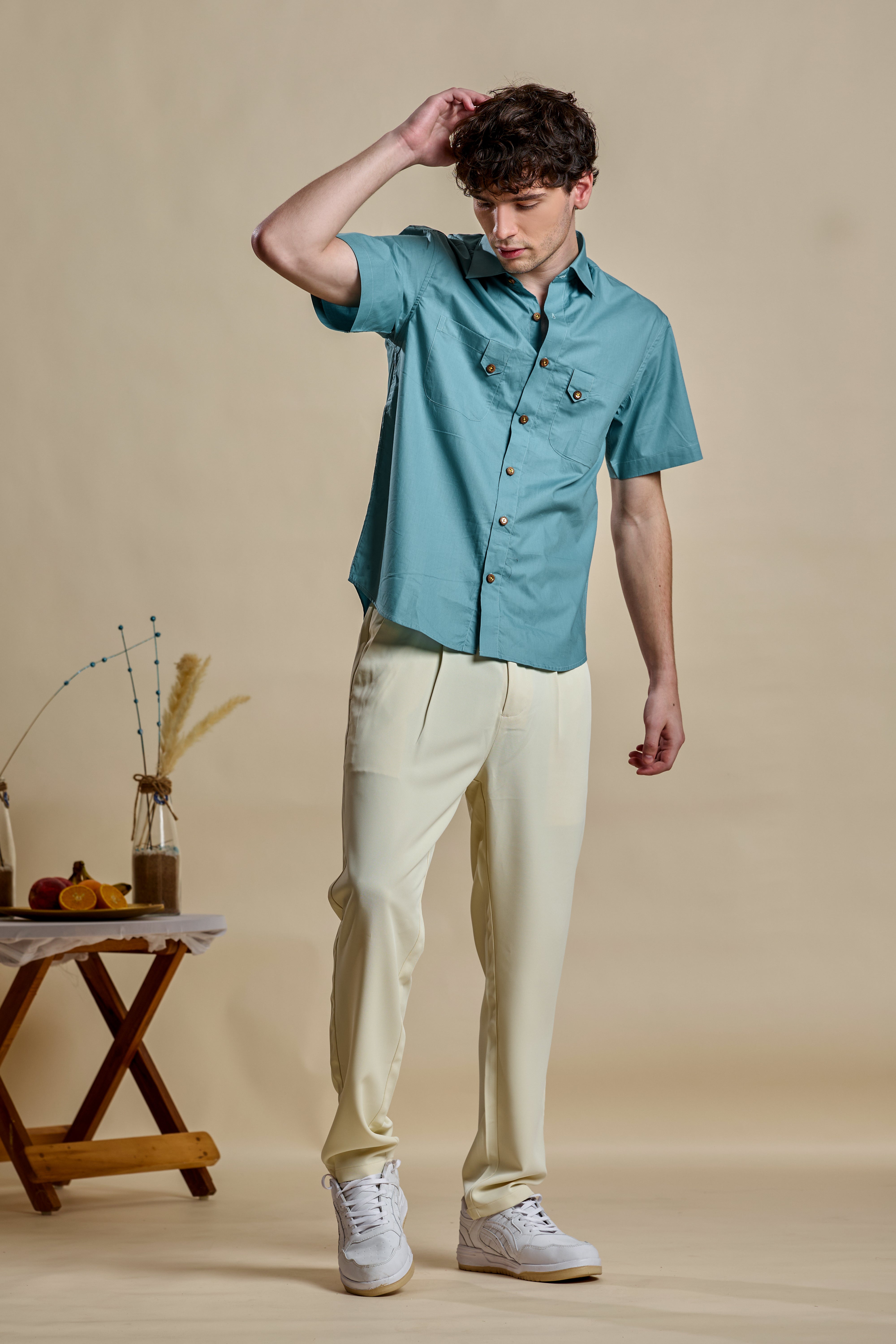 Safari Shirt-Blue