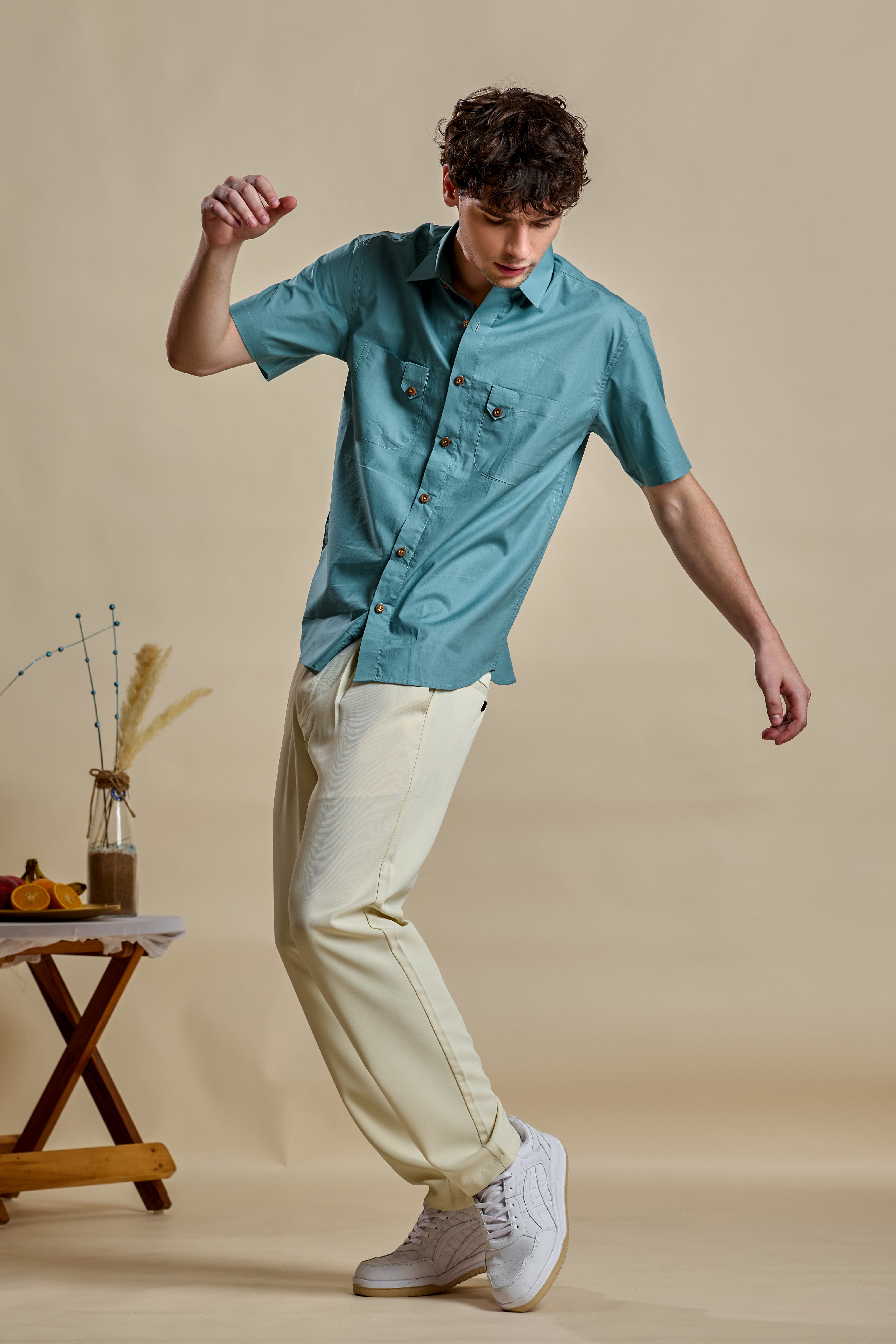 Safari Shirt-Blue