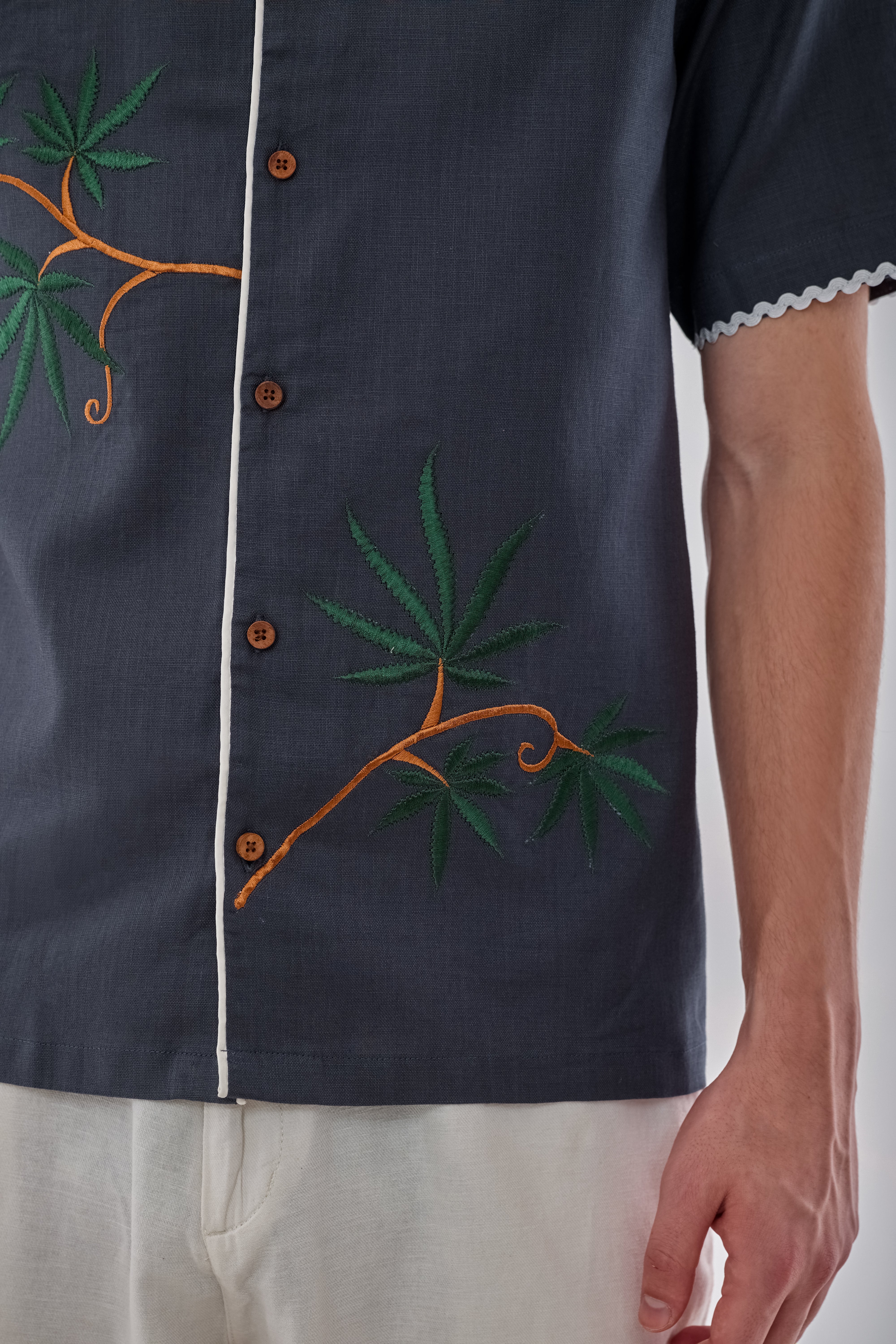 Wild Fern-Dark Grey