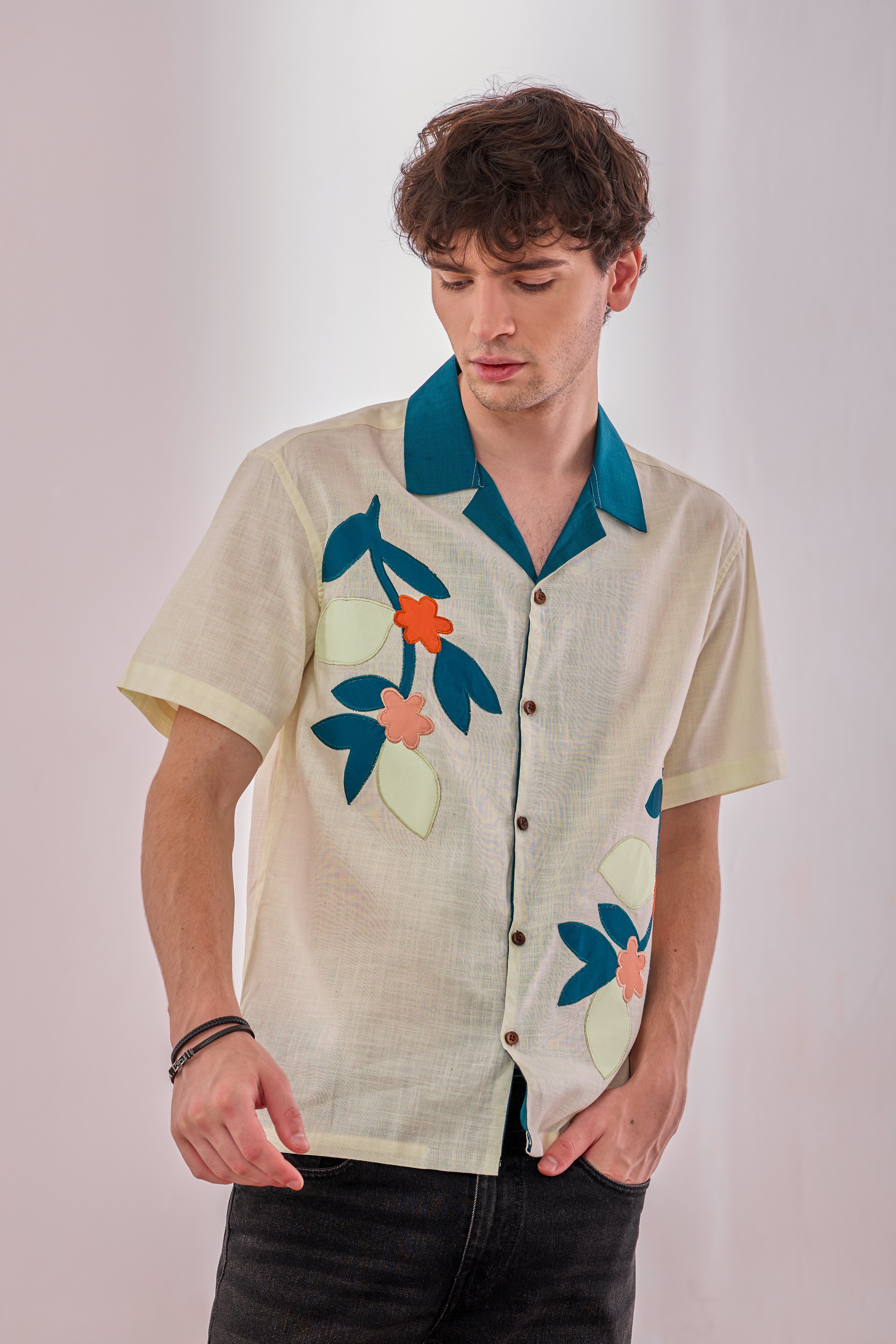 Botanic Pop-Peacock Green