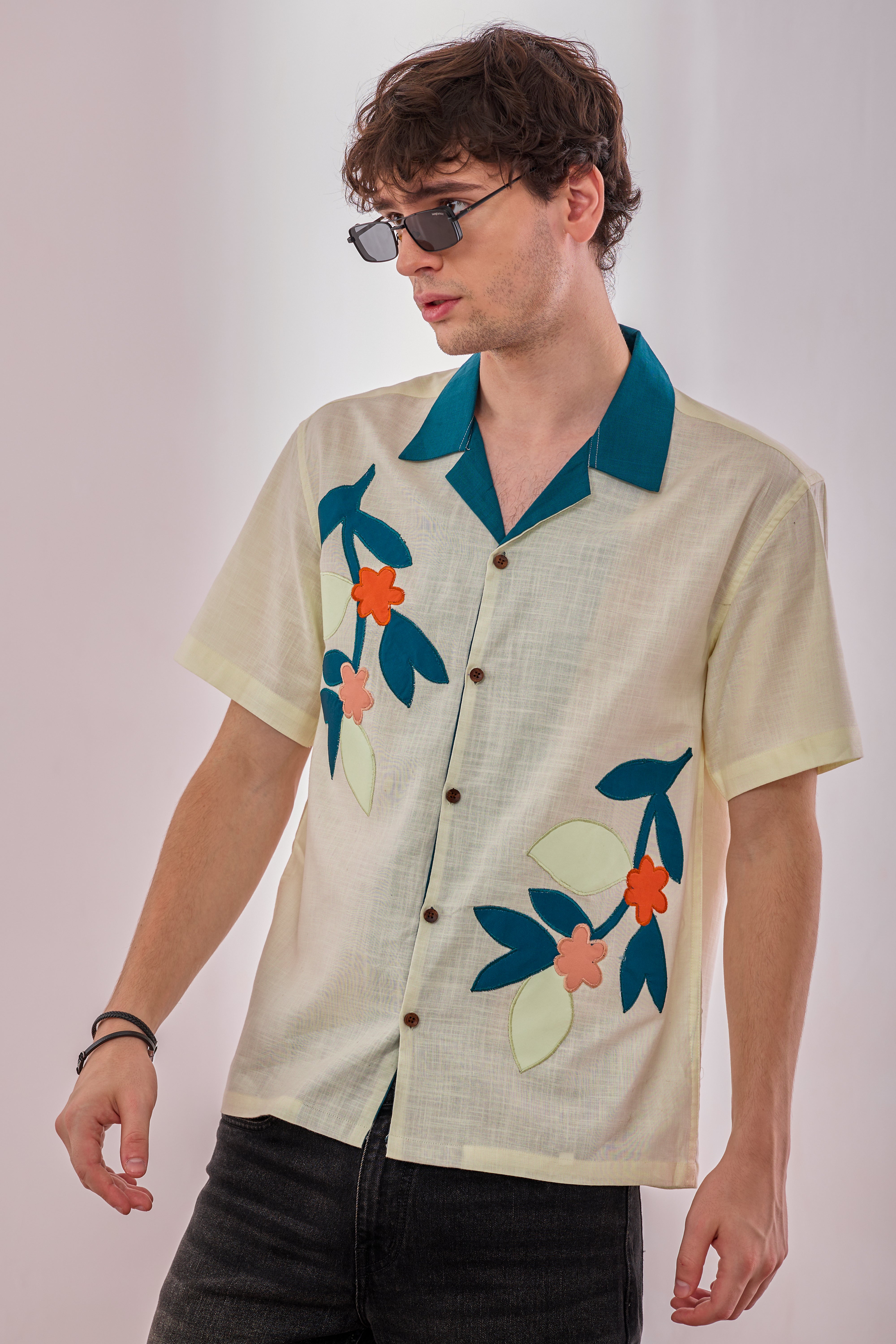 Botanic Pop-Peacock Green